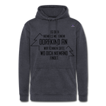 Unisex Vintage Hoodie "Dorfkind" - azul marino vintage