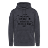 Unisex Vintage Hoodie "Dorfkind" - azul marino vintage