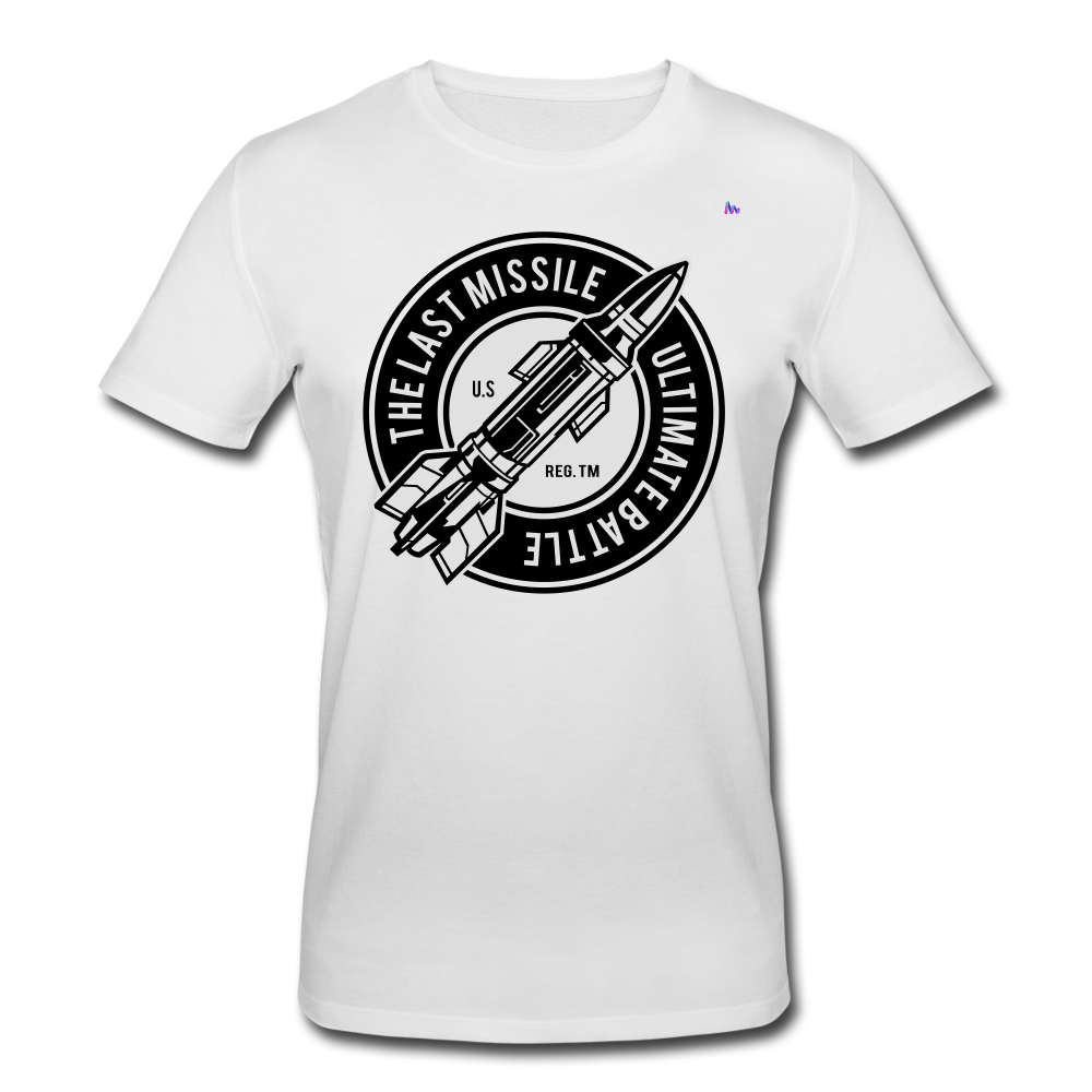Men's Organic T-Shirt by Stanley & Stella "The last missile" - blanco