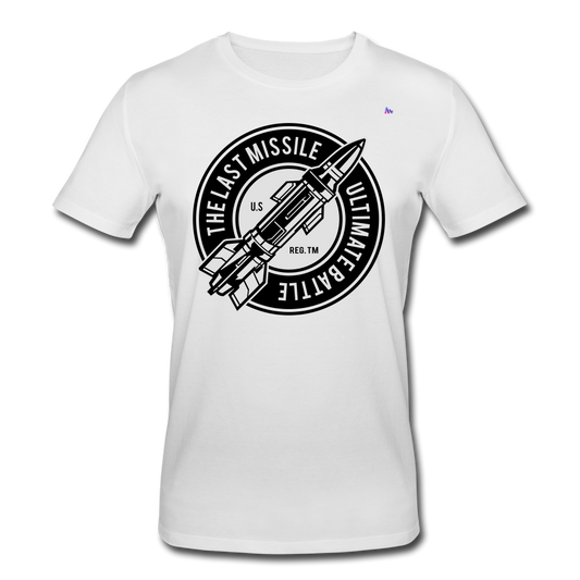 Men's Organic T-Shirt by Stanley & Stella "The last missile" - blanco
