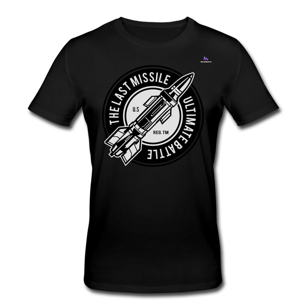 Men's Organic T-Shirt by Stanley & Stella "The last missile" - negro
