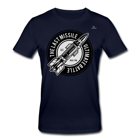 Men's Organic T-Shirt by Stanley & Stella "The last missile" - azul marino