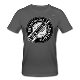 Men's Organic T-Shirt by Stanley & Stella "The last missile" - antracita