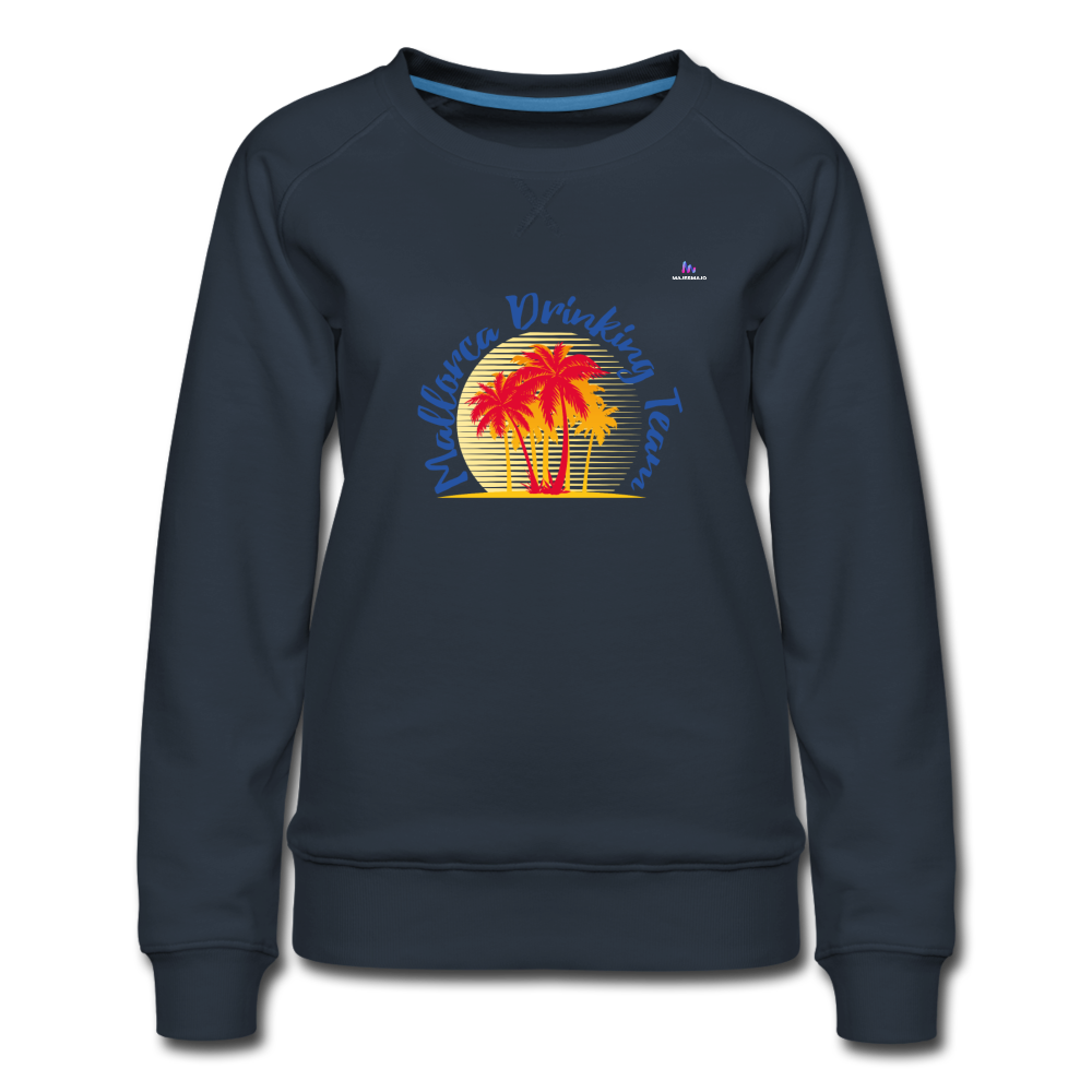 Women's Premium Sweatshirt "Mallorca team" - azul marino