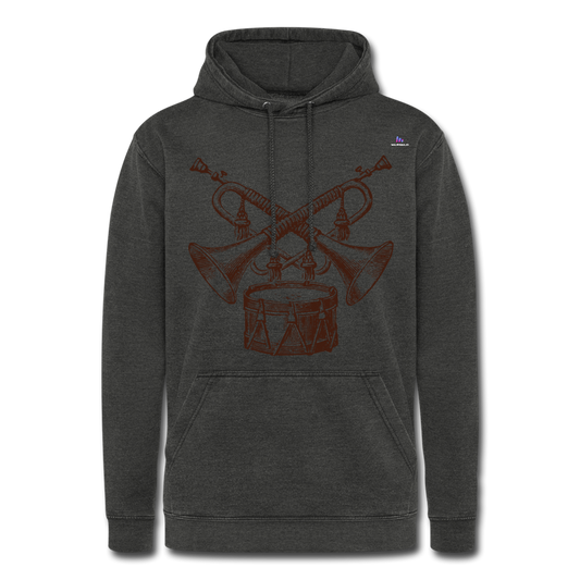 Unisex Vintage Hoodie "Trumpets and timpani" - negro vintage