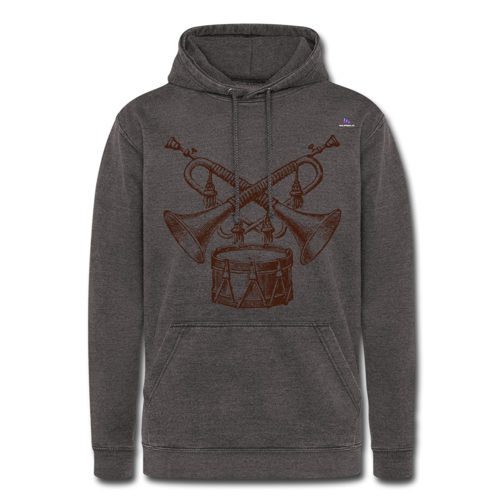 Unisex Vintage Hoodie "Trumpets and timpani" - gris vintage