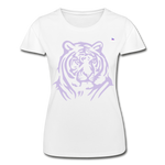 Women's T-Shirt by Fruit of the Loom "tiger" - blanco