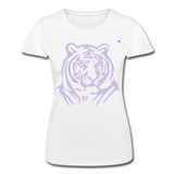 Women's T-Shirt by Fruit of the Loom "tiger" - blanco