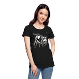 Women's Premium Organic T-Shirt "Ride with me" - negro