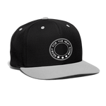 Contrast Snapback Cap "Ready for the next round" - negro/gris