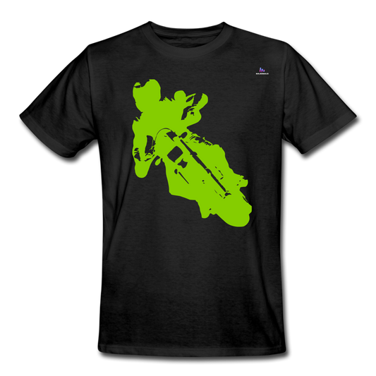 xCamiseta de trabajo para hombre "moto" - negro