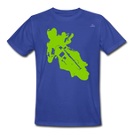 xCamiseta de trabajo para hombre "moto" - azul royal