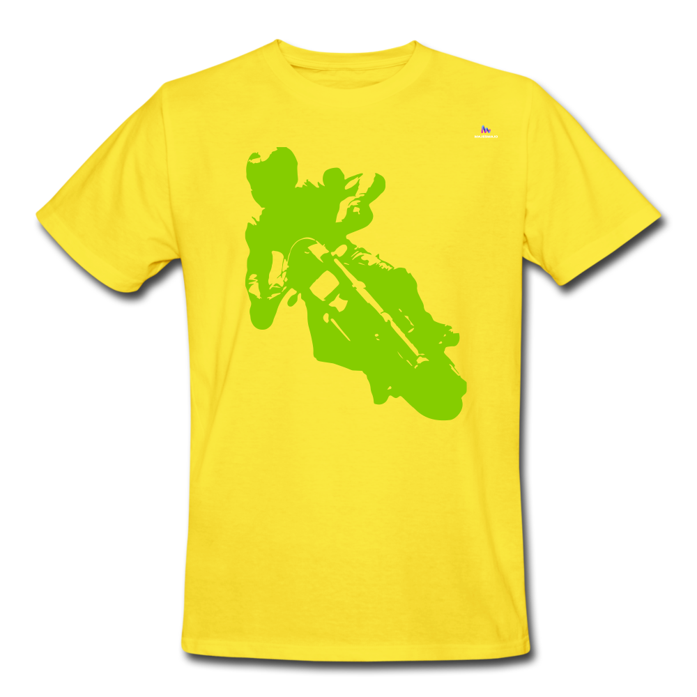 xCamiseta de trabajo para hombre "moto" - amarillo