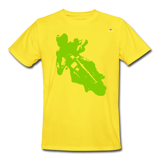 xCamiseta de trabajo para hombre "moto" - amarillo