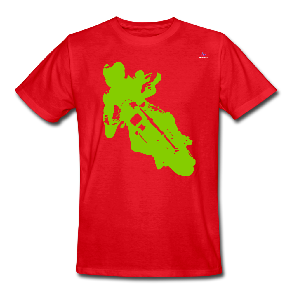 xCamiseta de trabajo para hombre "moto" - rojo