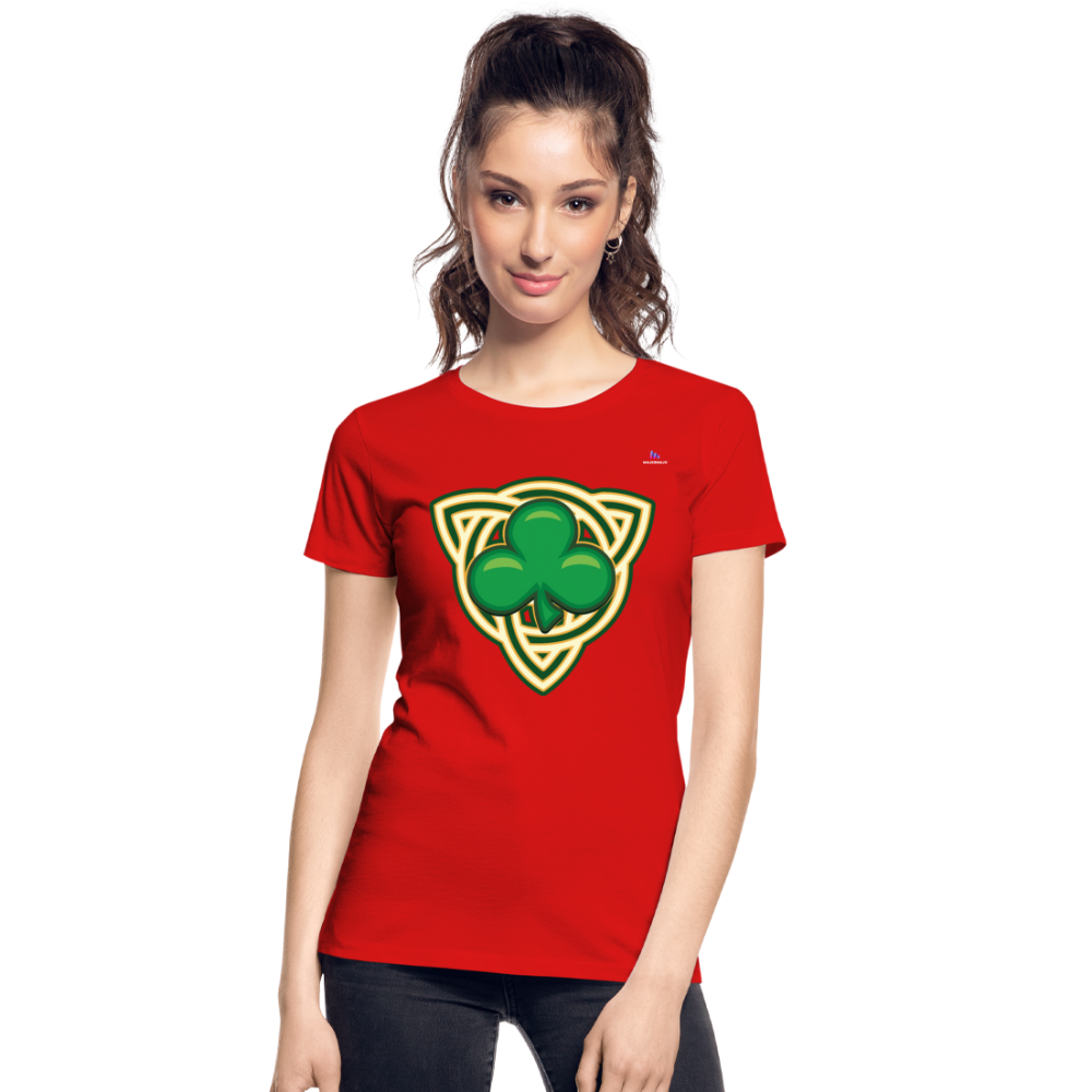 Camiseta orgánica premium "st patrick's day" - rojo