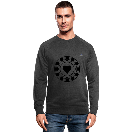 1Sudadera ecológica de Stanley & Stella "pokerchips" - carbón salpicado