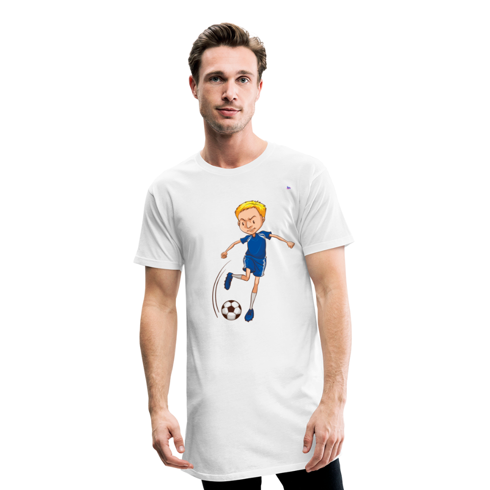 1Camiseta urbana para hombre "Football player" - blanco