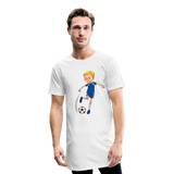 1Camiseta urbana para hombre "Football player" - blanco