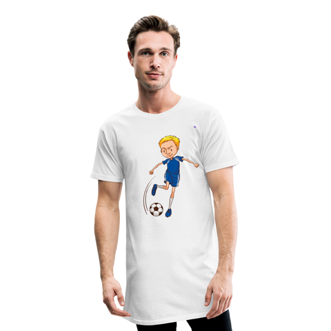 1Camiseta urbana para hombre "Football player" - blanco