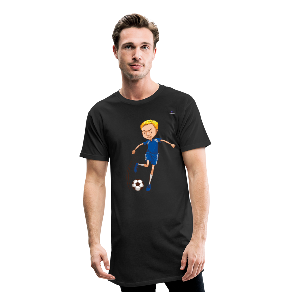 1Camiseta urbana para hombre "Football player" - negro