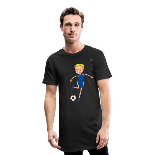 1Camiseta urbana para hombre "Football player" - negro