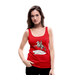 1Camiseta de tirantes premium mujer "Horseman" - rojo