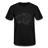 1Camiseta para hombre de Fruit of the Loom"Born Wild" - negro