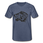 1Camiseta para hombre de Fruit of the Loom"Born Wild" - azul marino salpicado