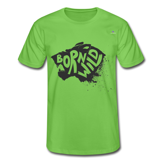 1Camiseta para hombre de Fruit of the Loom"Born Wild" - verde claro