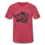 1Camiseta para hombre de Fruit of the Loom"Born Wild" - rojo salpicado