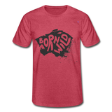 1Camiseta para hombre de Fruit of the Loom"Born Wild" - rojo salpicado