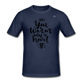 Camiseta pesada Gildan para hombre"christmas lettering" - azul marino