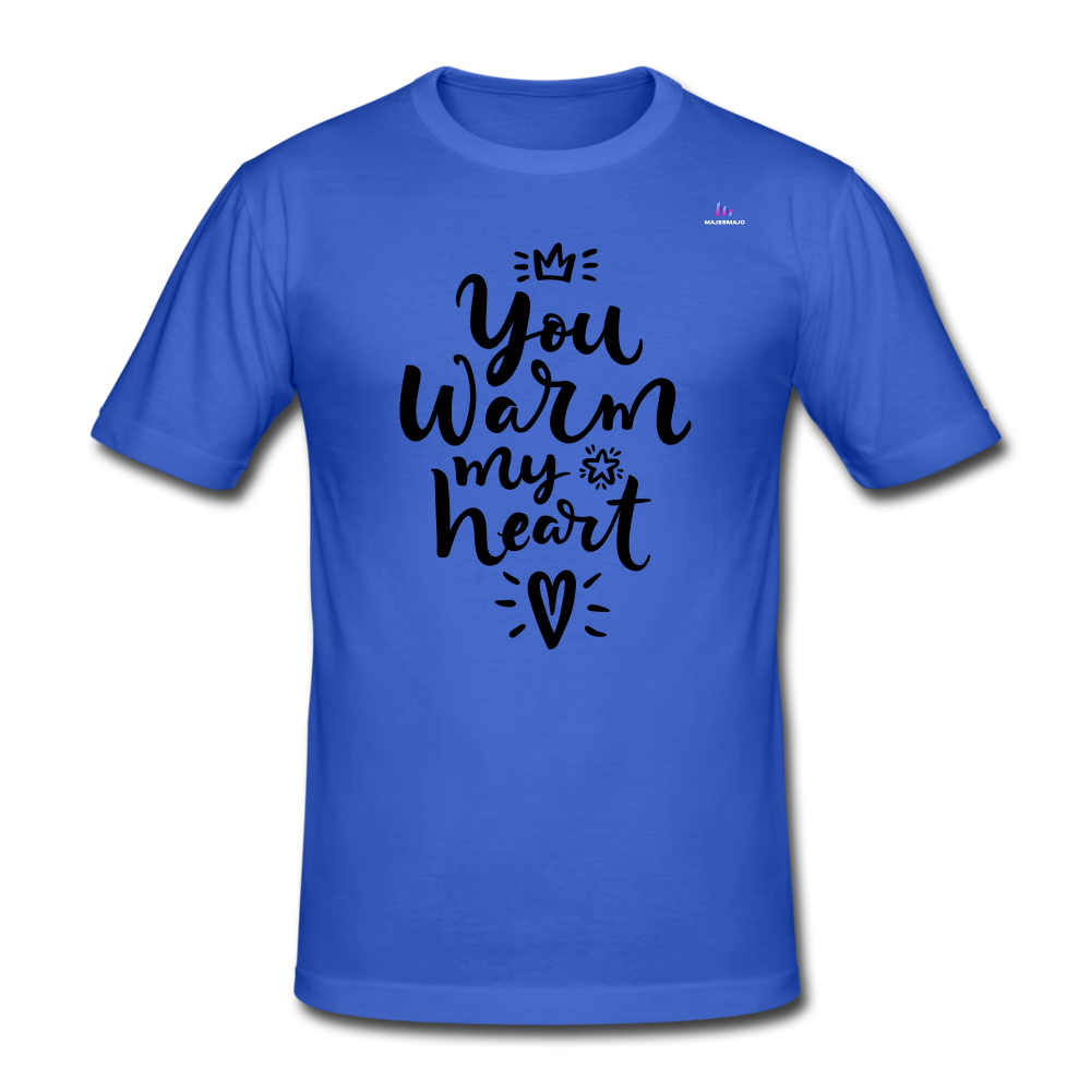 Camiseta pesada Gildan para hombre"christmas lettering" - azul real