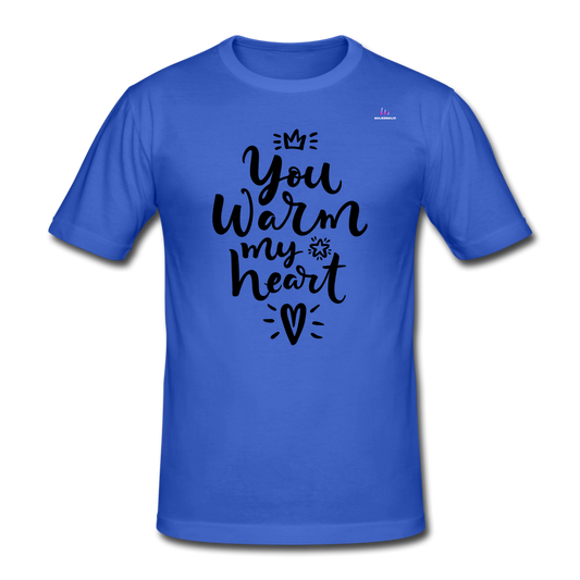 Camiseta pesada Gildan para hombre"christmas lettering" - azul real