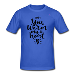 Camiseta pesada Gildan para hombre"christmas lettering" - azul real