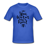 Camiseta pesada Gildan para hombre"christmas lettering" - azul real