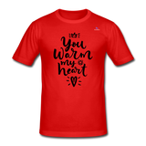 Camiseta pesada Gildan para hombre"christmas lettering" - rojo