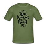 Camiseta pesada Gildan para hombre"christmas lettering" - verde oliva