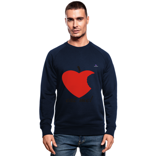 1Sudadera ecológica hombre de Stanley & Stella"eat me 2" - azul marino