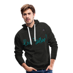 1Sudadera con capucha premium para hombre"run faster" - antracita