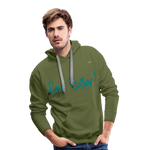 1Sudadera con capucha premium para hombre"run faster" - verde