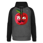 1Sudadera con capucha de béisbol unisex"apple" - gris grafito/negro