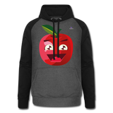 1Sudadera con capucha de béisbol unisex"apple" - gris grafito/negro