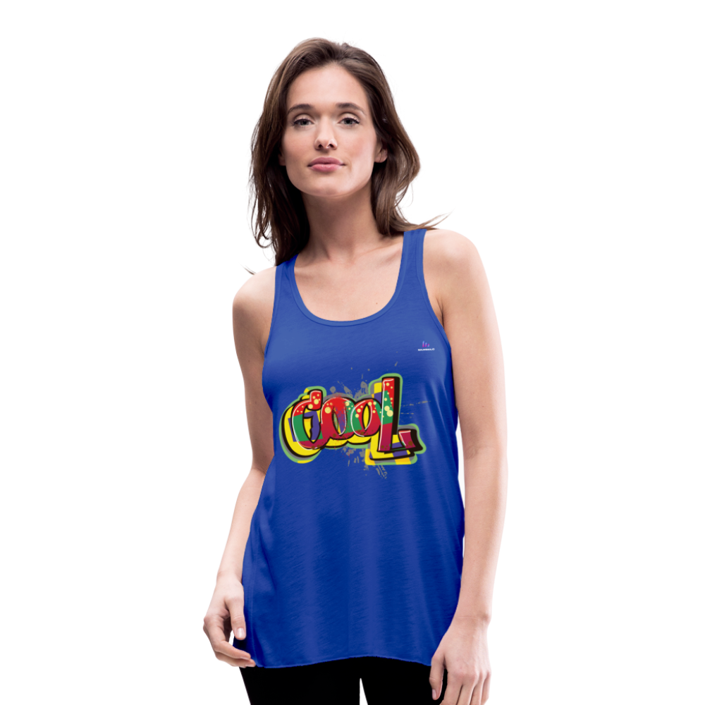 1Ligerísima camiseta de tirantes para mujer"Cool" - azul intenso