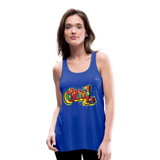 1Ligerísima camiseta de tirantes para mujer"Cool" - azul intenso