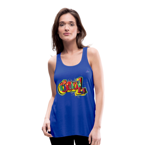 1Ligerísima camiseta de tirantes para mujer"Cool" - azul intenso