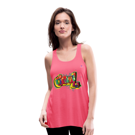 1Ligerísima camiseta de tirantes para mujer"Cool" - rosa neón