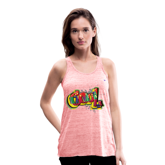 1Ligerísima camiseta de tirantes para mujer"Cool" - rojo jaspeado
