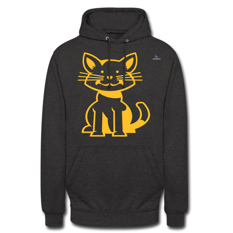 1Sudadera con capucha unisex"cat" - antracita